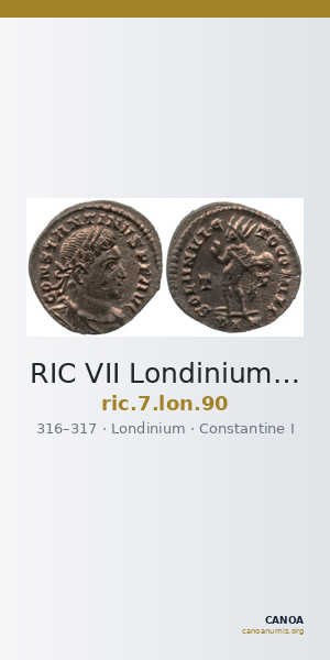 RIC VII Londinium 90 — CANOA