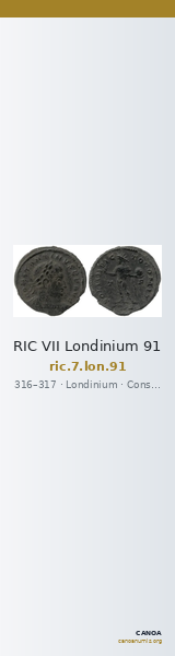 RIC VII Londinium 91 — CANOA