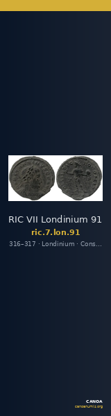 RIC VII Londinium 91 — CANOA