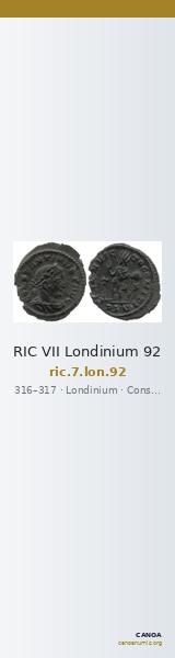 RIC VII Londinium 92 — CANOA