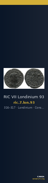 RIC VII Londinium 93 — CANOA