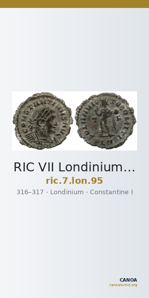 RIC VII Londinium 95 — CANOA