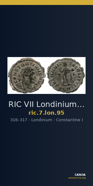 RIC VII Londinium 95 — CANOA