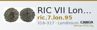 RIC VII Londinium 95 — CANOA