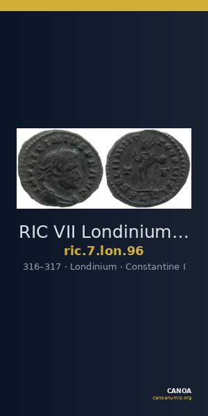 RIC VII Londinium 96 — CANOA