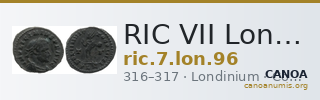 RIC VII Londinium 96 — CANOA
