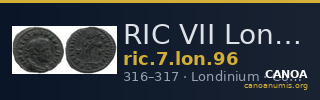 RIC VII Londinium 96 — CANOA