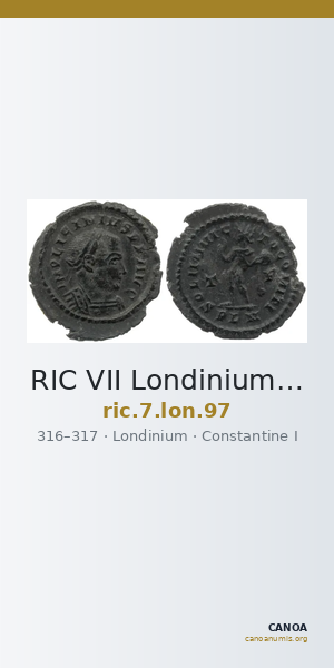 RIC VII Londinium 97 — CANOA
