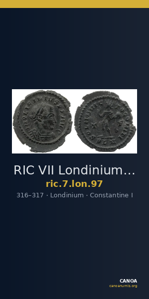 RIC VII Londinium 97 — CANOA