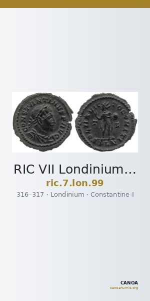 RIC VII Londinium 99 — CANOA