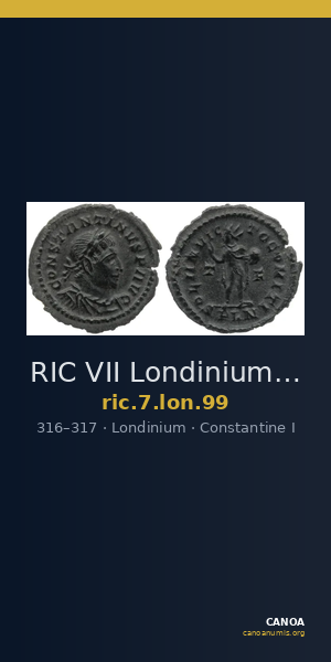RIC VII Londinium 99 — CANOA