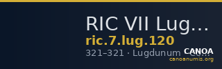 RIC VII Lugdunum 120 — CANOA