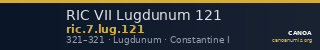 RIC VII Lugdunum 121 — CANOA