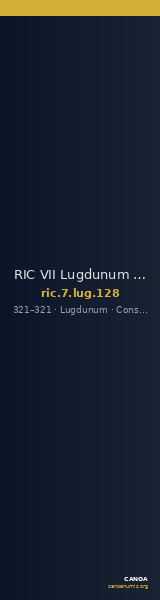 RIC VII Lugdunum 128 — CANOA