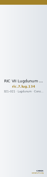 RIC VII Lugdunum 134 — CANOA