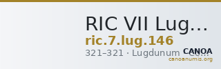 RIC VII Lugdunum 146 — CANOA