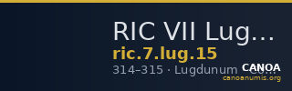 RIC VII Lugdunum 15 — CANOA