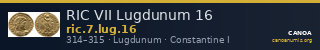 RIC VII Lugdunum 16 — CANOA