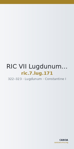 RIC VII Lugdunum 171 — CANOA