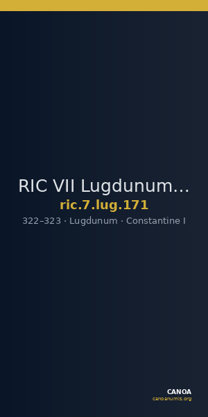 RIC VII Lugdunum 171 — CANOA