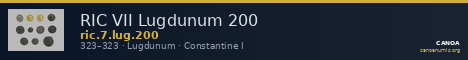 RIC VII Lugdunum 200 — CANOA