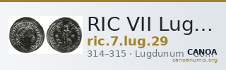 RIC VII Lugdunum 29 — CANOA
