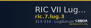 RIC VII Lugdunum 3 — CANOA