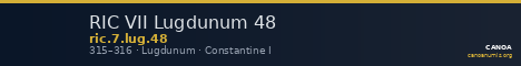RIC VII Lugdunum 48 — CANOA