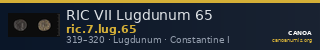 RIC VII Lugdunum 65 — CANOA