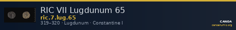 RIC VII Lugdunum 65 — CANOA