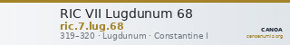 RIC VII Lugdunum 68 — CANOA