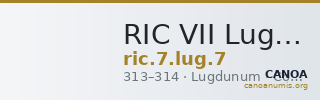 RIC VII Lugdunum 7 — CANOA