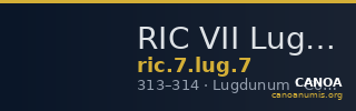 RIC VII Lugdunum 7 — CANOA