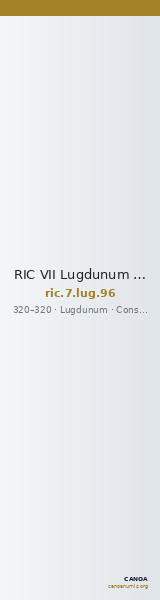 RIC VII Lugdunum 96 — CANOA