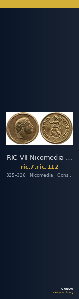 RIC VII Nicomedia 112 — CANOA