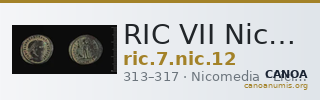 RIC VII Nicomedia 12 — CANOA