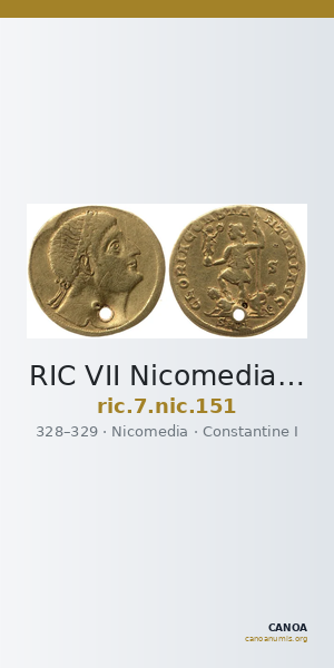 RIC VII Nicomedia 151 — CANOA