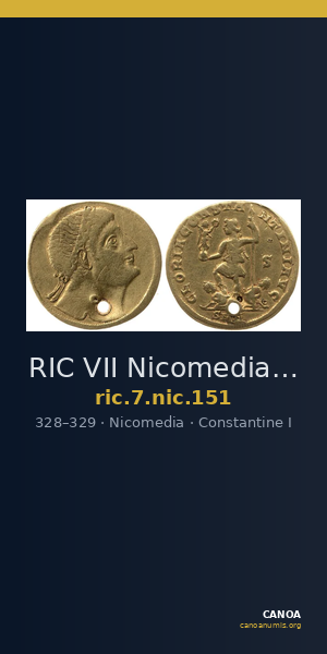 RIC VII Nicomedia 151 — CANOA