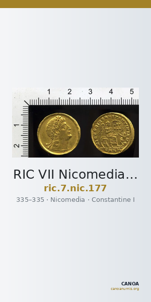 RIC VII Nicomedia 177 — CANOA