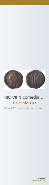 RIC VII Nicomedia 187 — CANOA