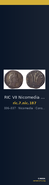 RIC VII Nicomedia 187 — CANOA