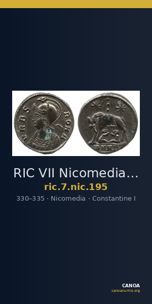 RIC VII Nicomedia 195 — CANOA