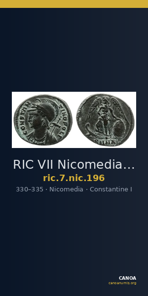 RIC VII Nicomedia 196 — CANOA