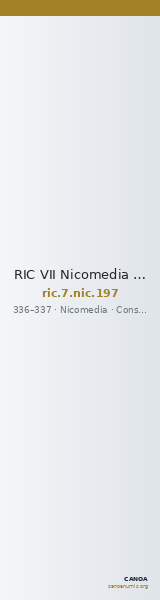 RIC VII Nicomedia 197 — CANOA