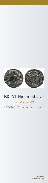 RIC VII Nicomedia 23 — CANOA