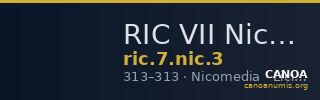 RIC VII Nicomedia 3 — CANOA