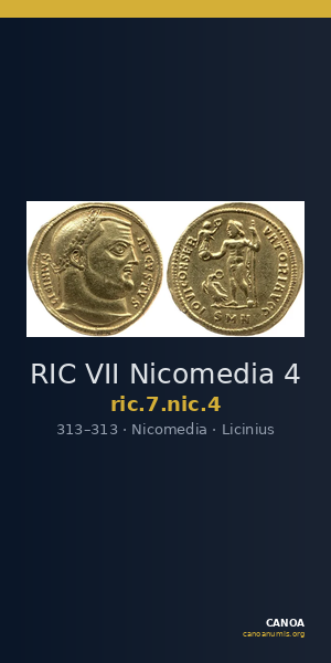 RIC VII Nicomedia 4 — CANOA