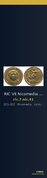 RIC VII Nicomedia 41 — CANOA