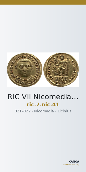 RIC VII Nicomedia 41 — CANOA