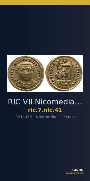 RIC VII Nicomedia 41 — CANOA